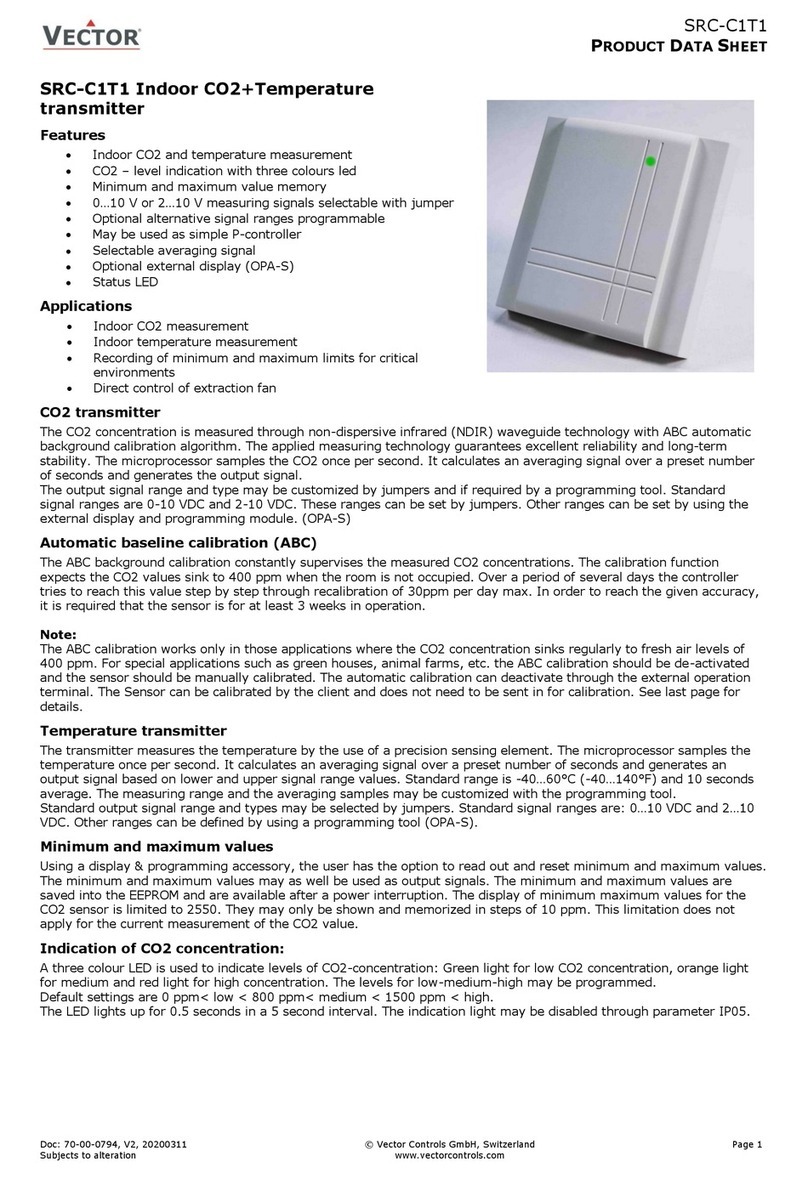 Vector SRC-C1T1 Operational manual