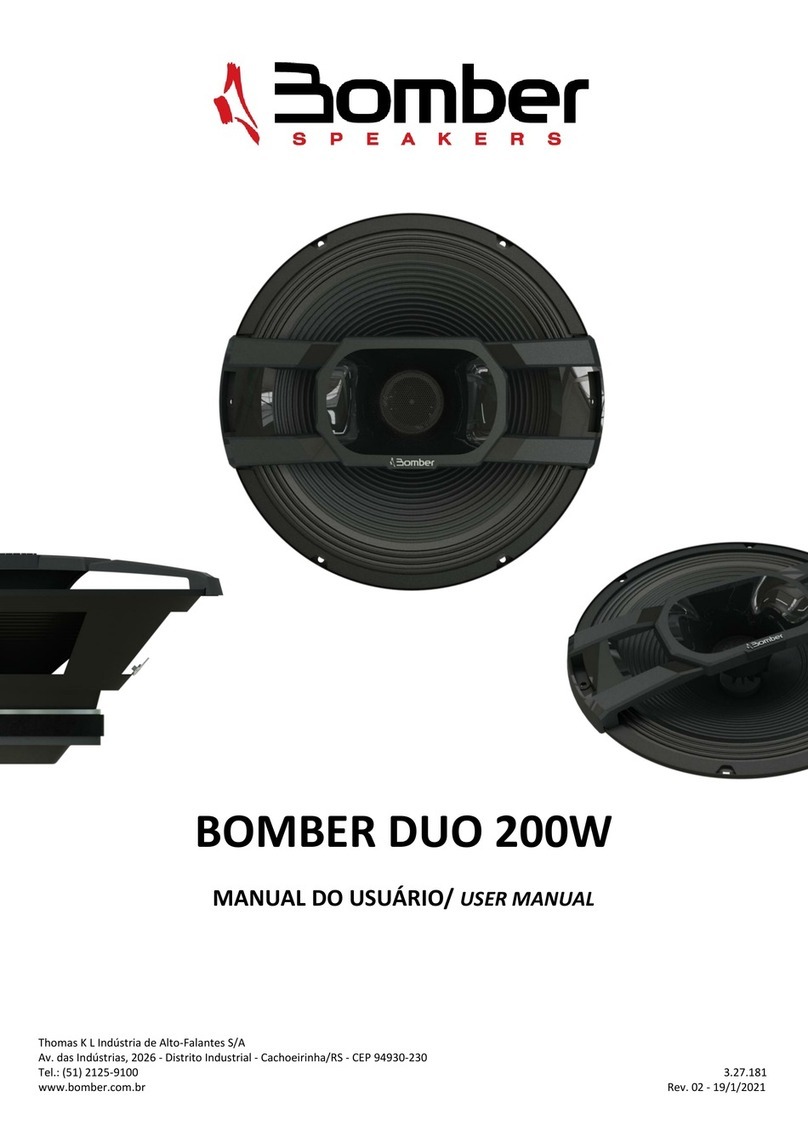 Bomber DUO 200W user manual