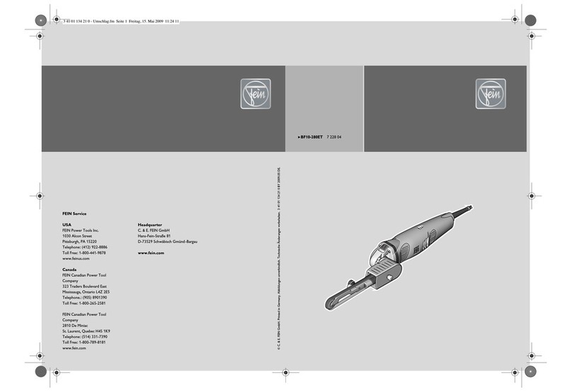 Fein BF10-280ET User manual