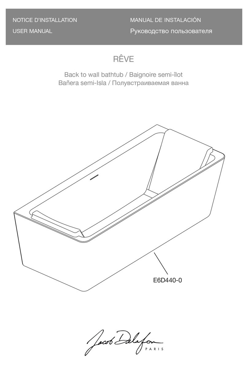 Jacob Delafon Reve E6D440-0 User manual Jacob Delafon Reve E6D440-0 User manual