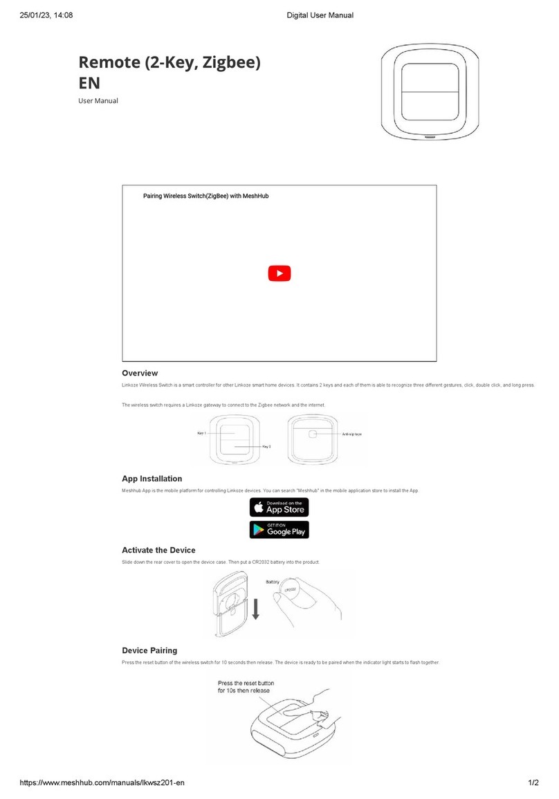 TUYA Linkoze Wireless Switch user manual