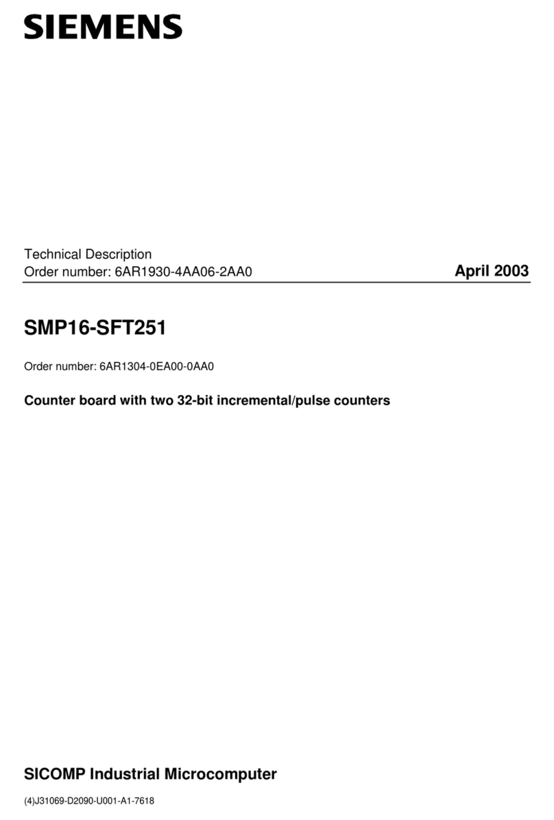 Siemens SMP16-SFT251 Technical description