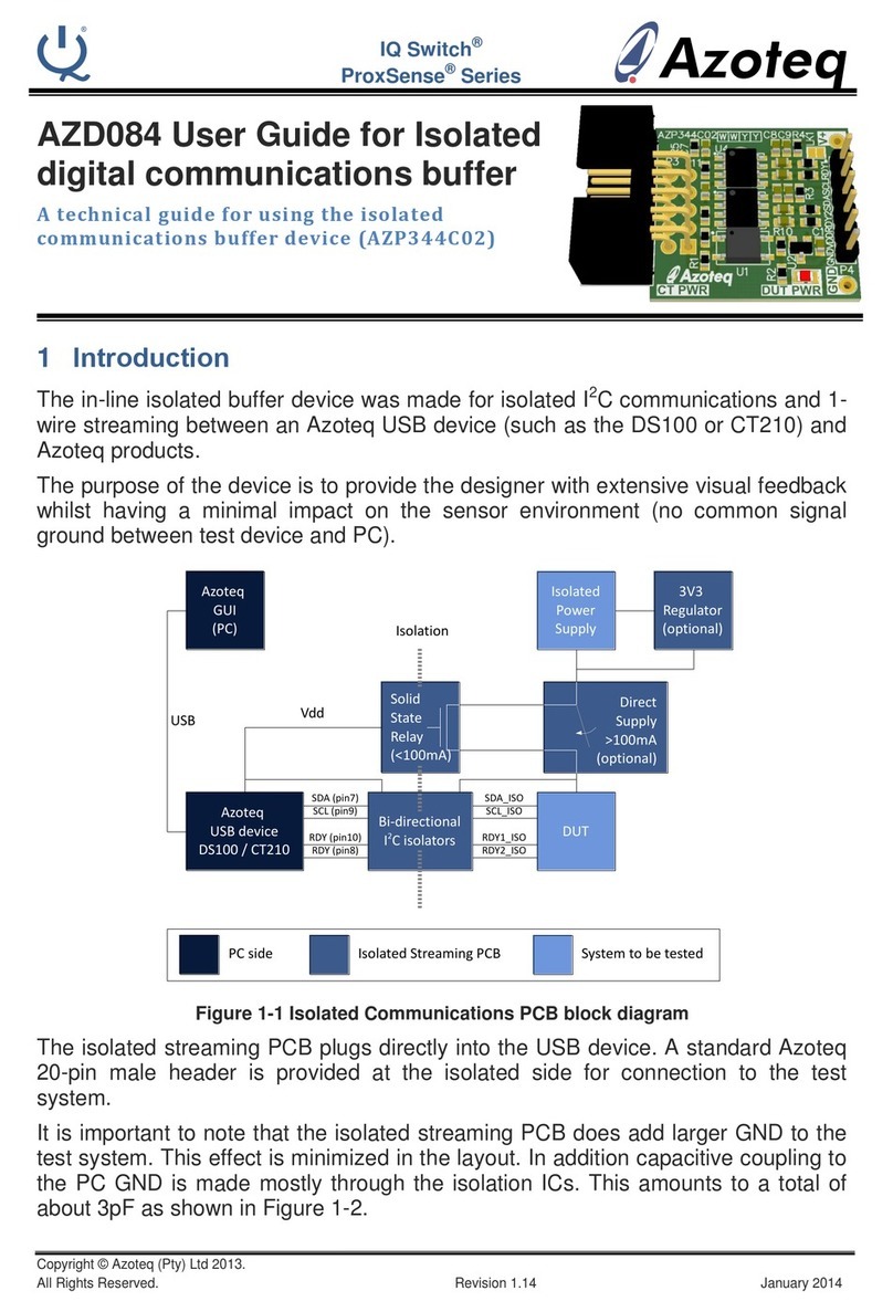 Azoteq IQ Switch - ProxSense Series user guide