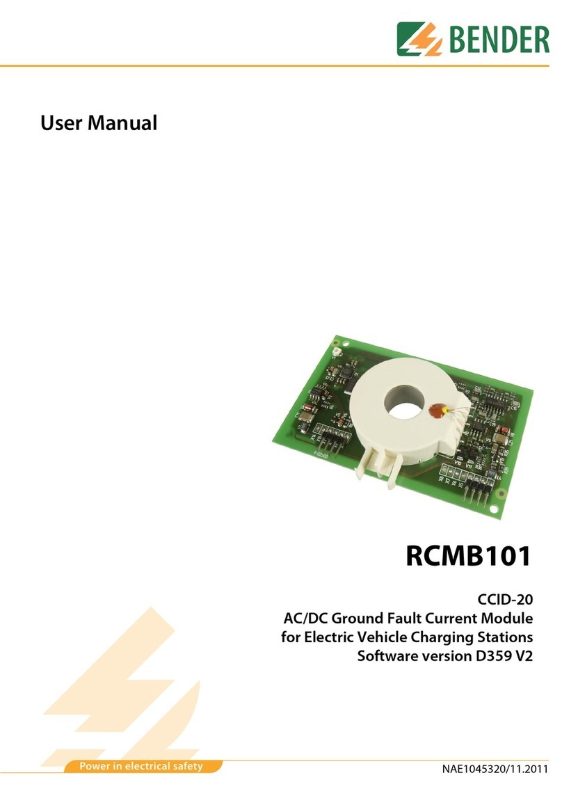 Bender RCMB101 User manual