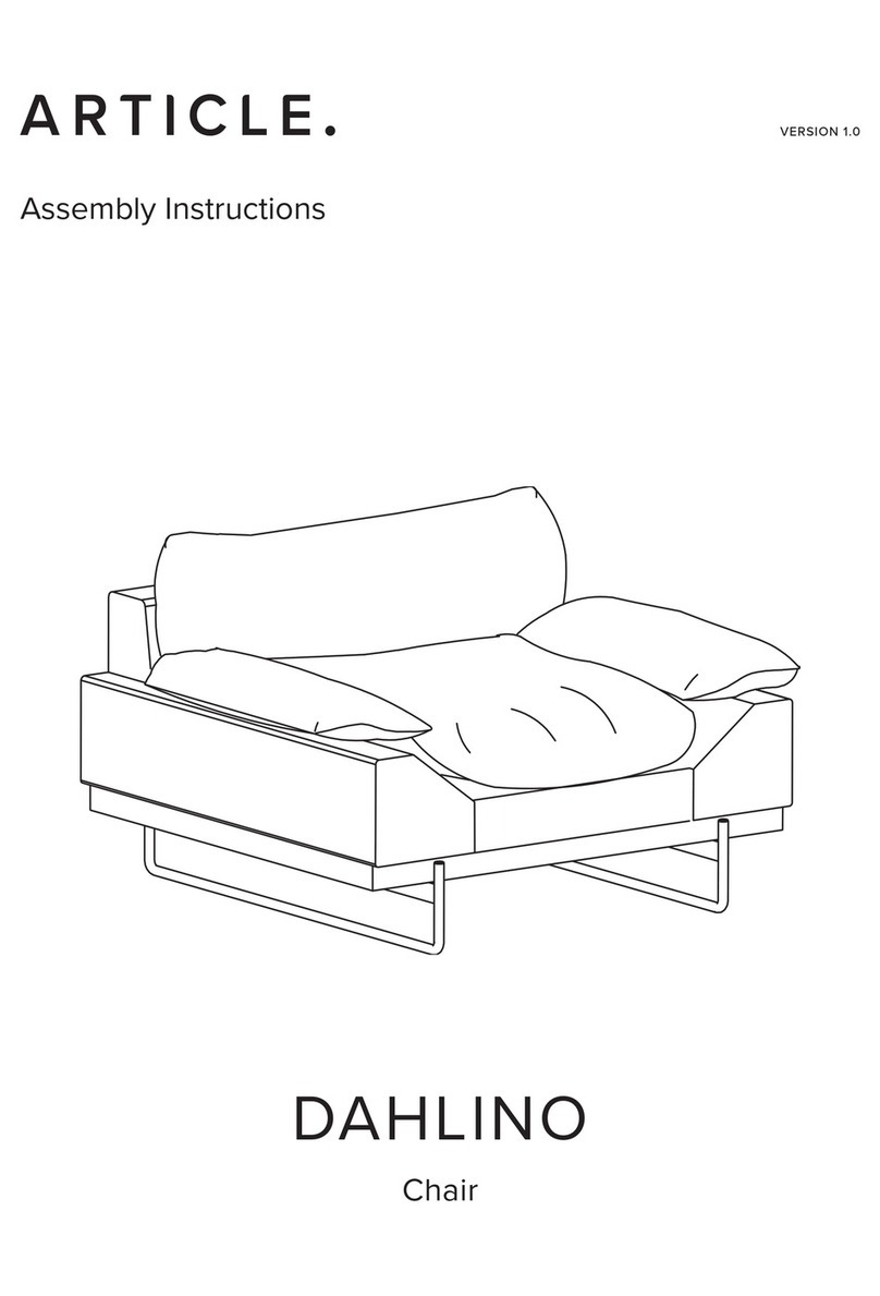 Article DAHLINO User manual