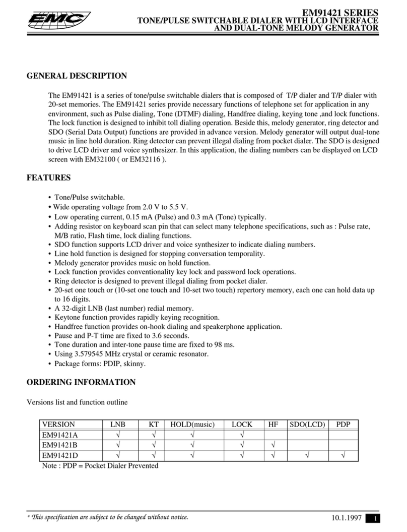 EMC EM91421 Series manual