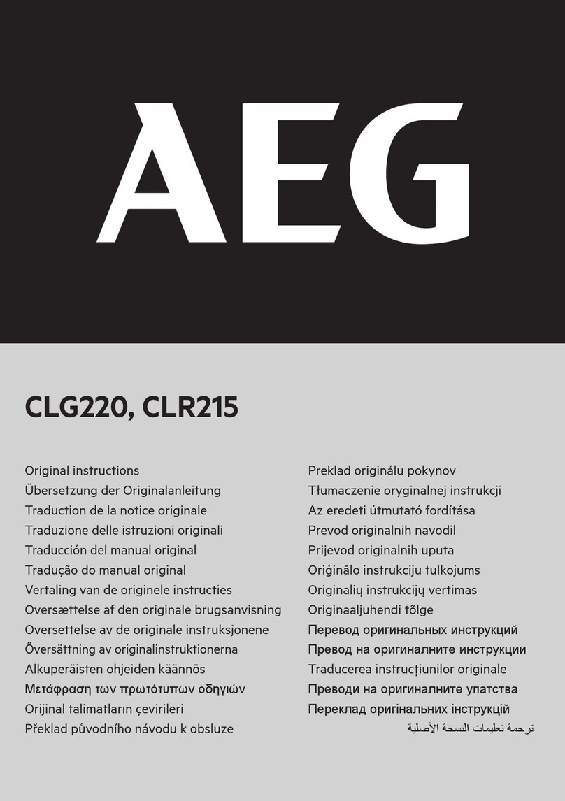 AEG CLG220 Original instructions
