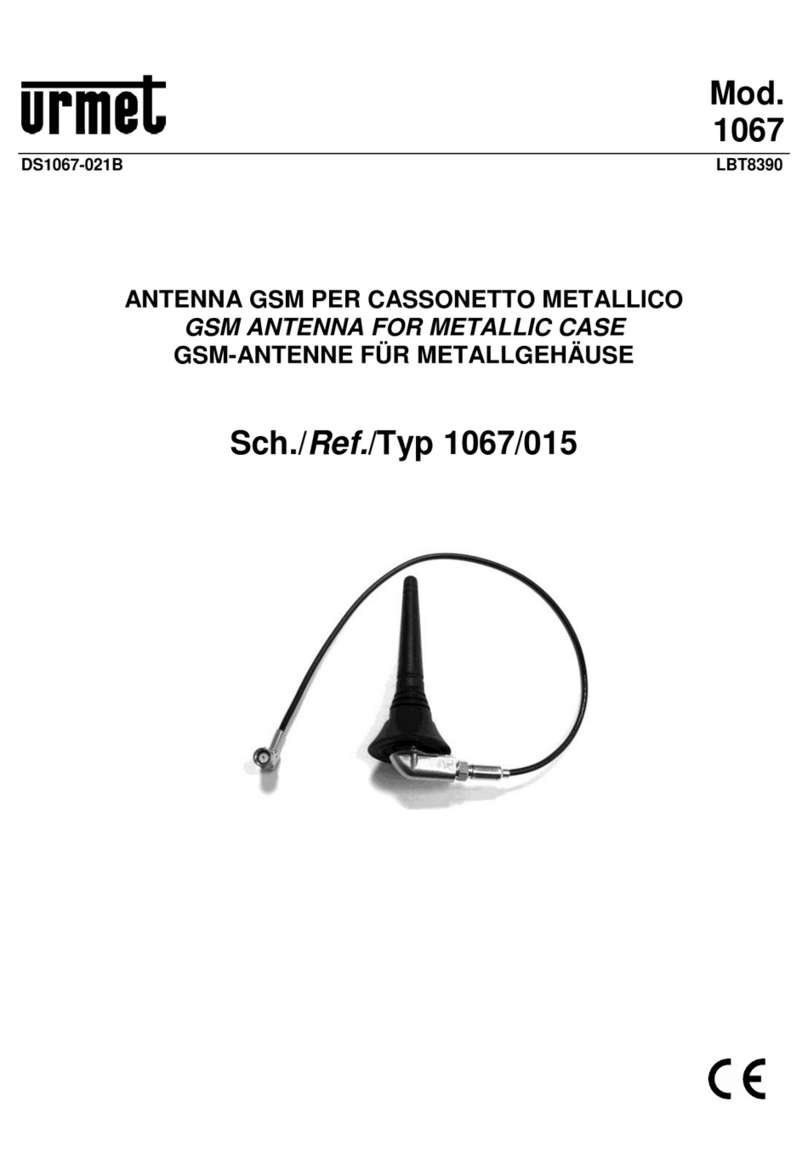 urmet domus 1067 Series instructions