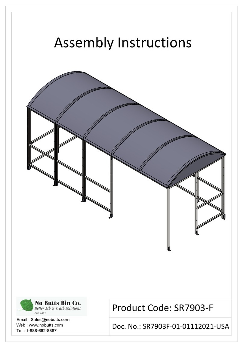 No Butts Bin SR7903-F Assembly instructions