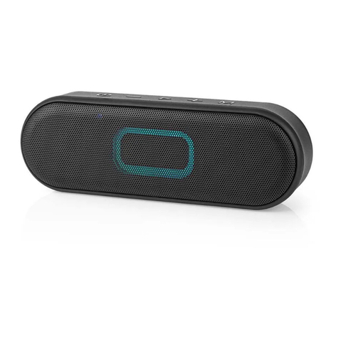 nedis SPBT3600BK quick start guide
