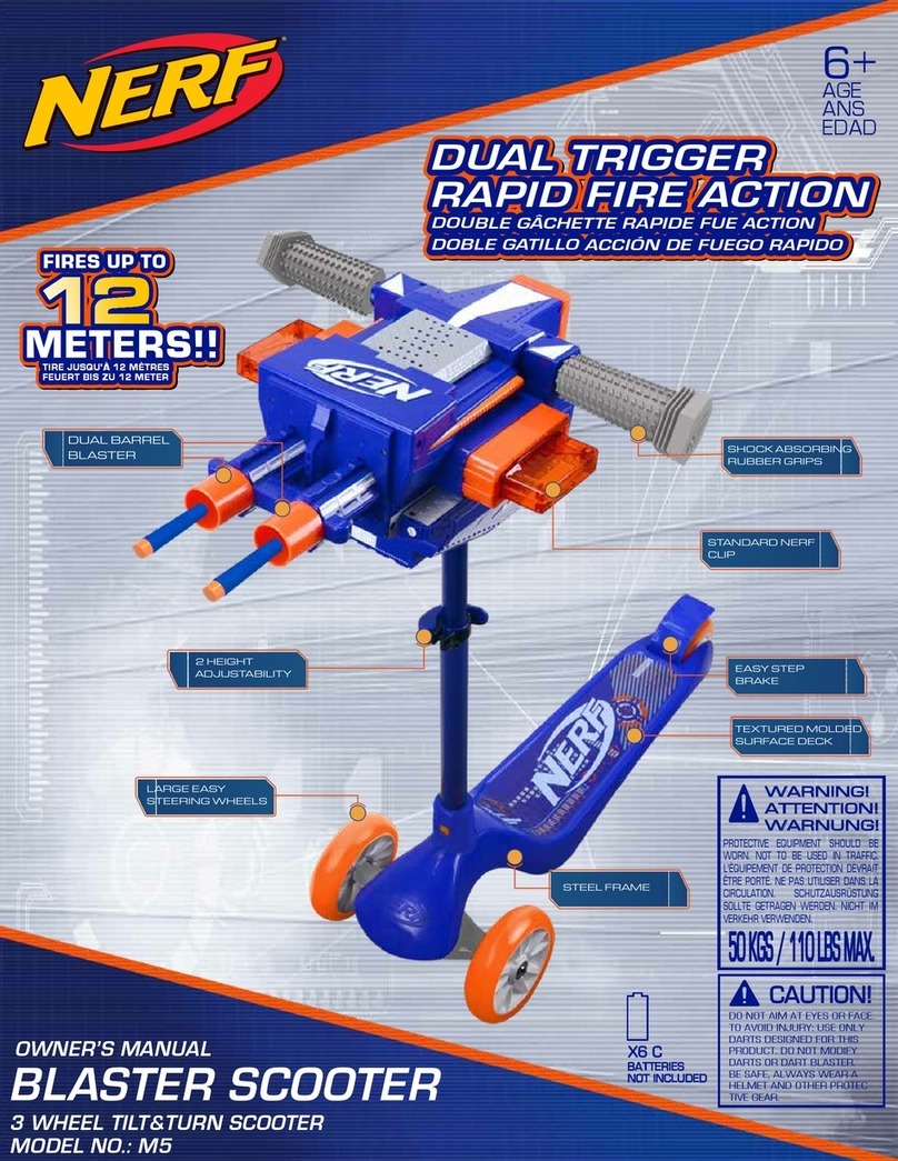 Nerf M5 owner's manual