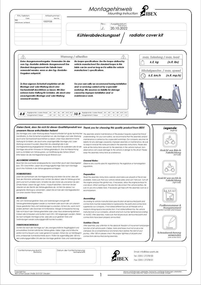 IBEX 10009538 User guide