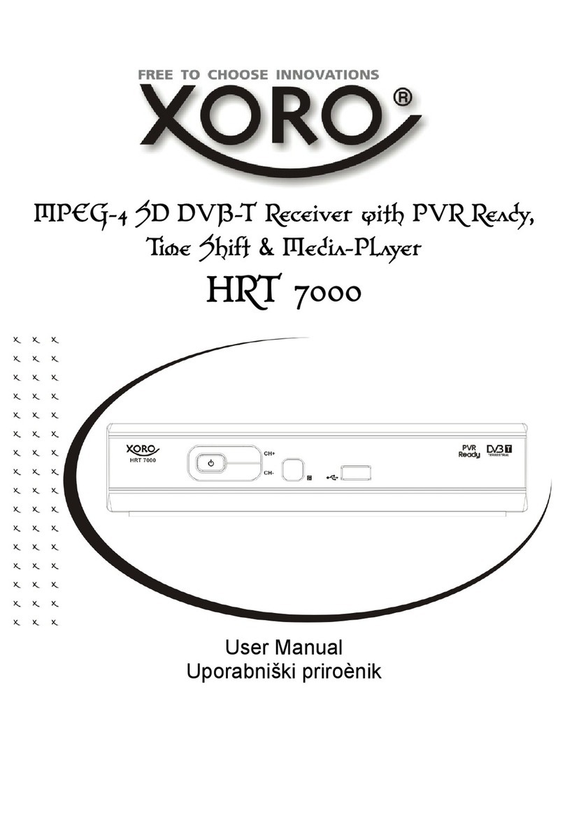 Xoro HRT 7000 user manual