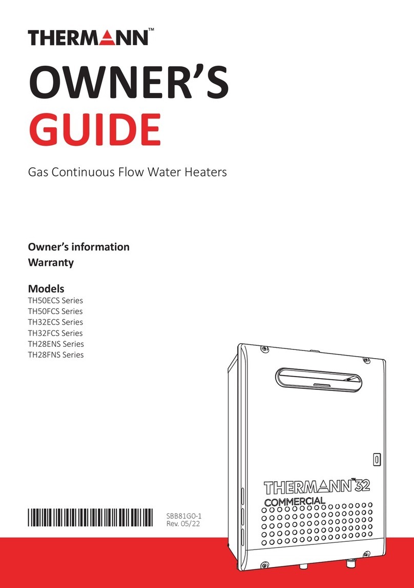 Thermann TH50ECS Series owner's guide