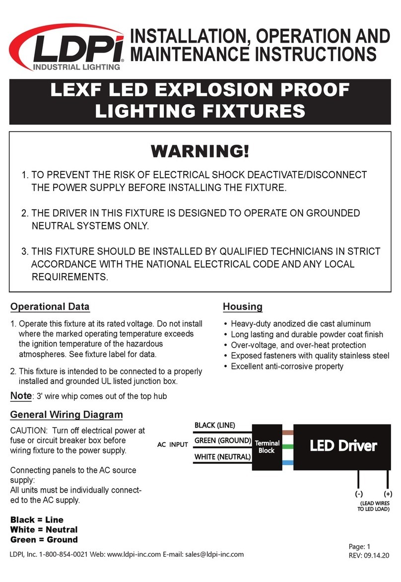 LDPI LEXF Installation, operation and maintenance instructions