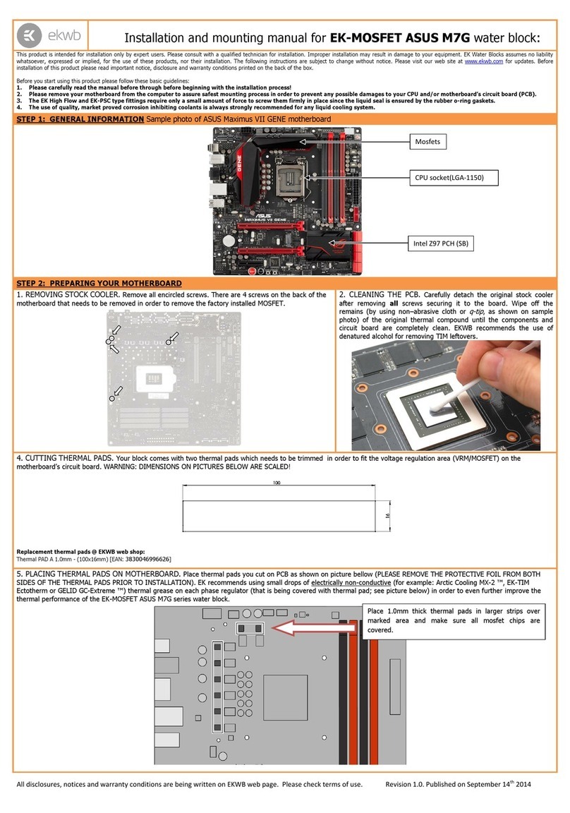 ekwb EK-MOSFET ASUS M7G Guide