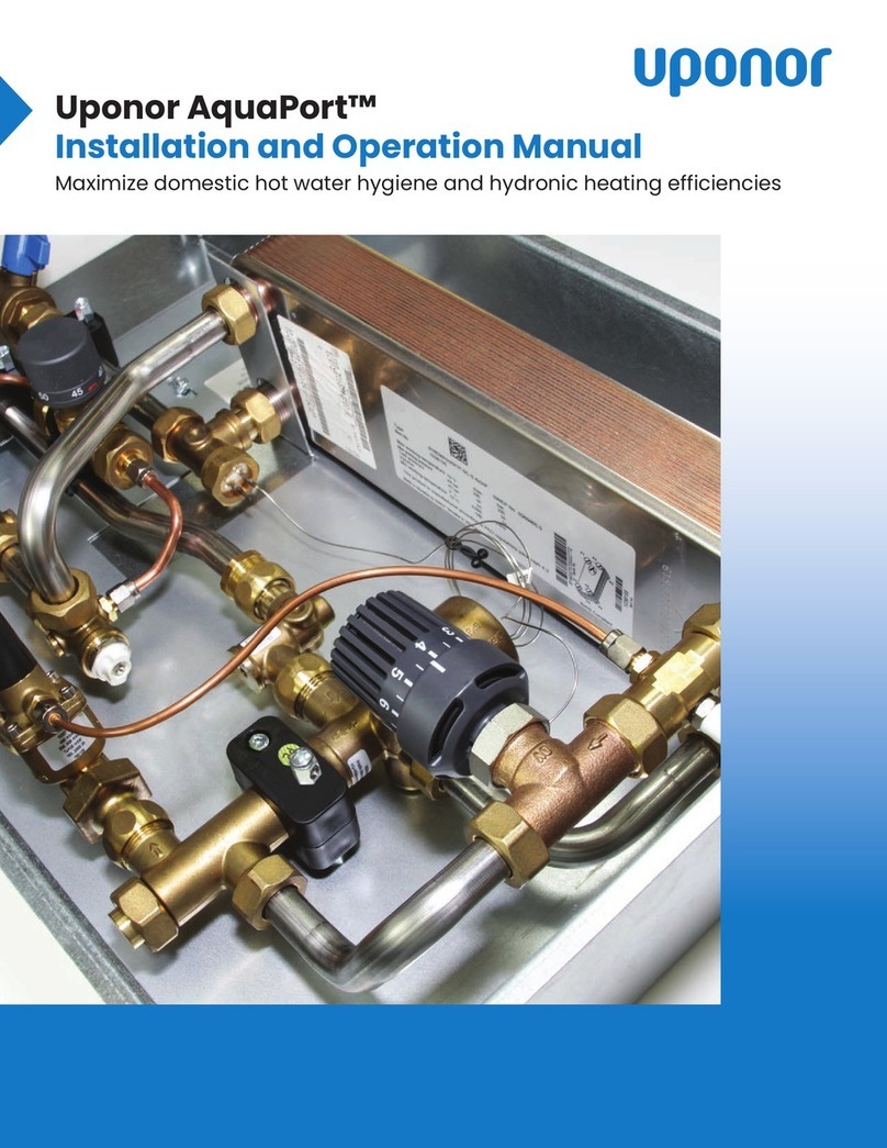 Uponor AquaPort XP0300100 User manual Uponor AquaPort XP0300100 User manual