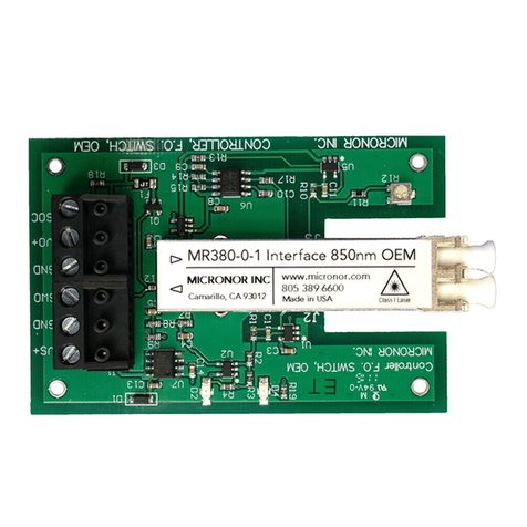 Micronor MR380-0 User manual