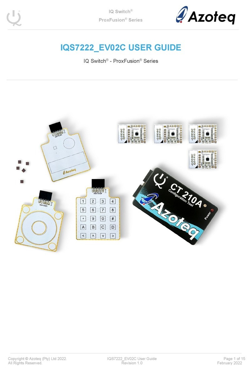 Azoteq IQ Switch ProxFusion Series user guide