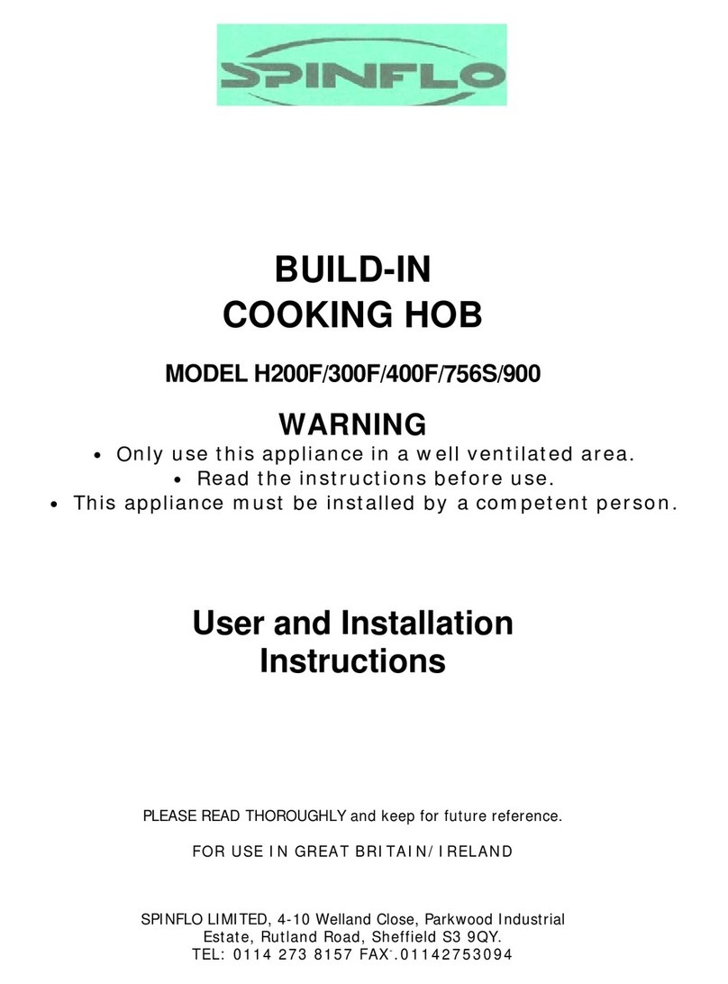 spinflo H200F User and installation instructions