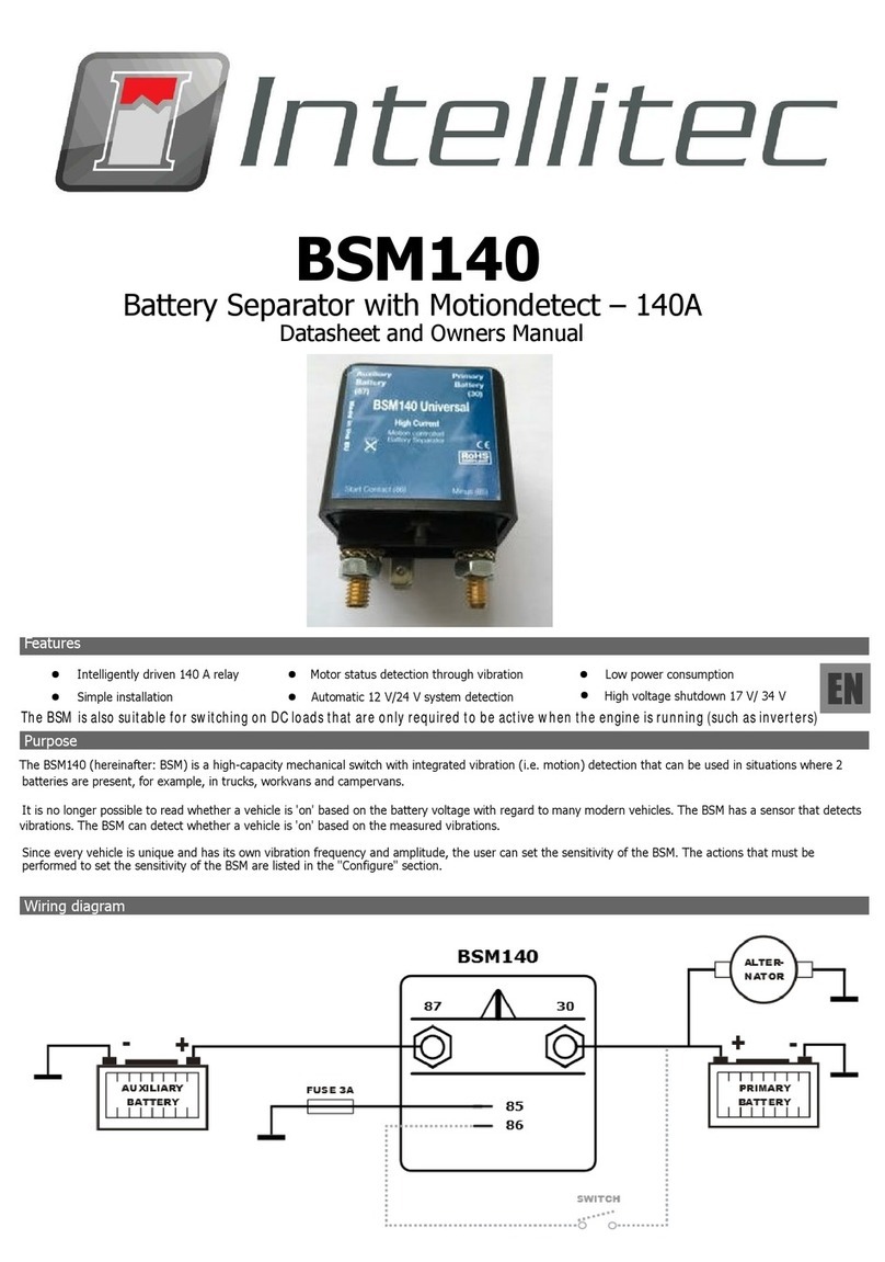Intellitec BSM140 Datasheet and Owners Manual
