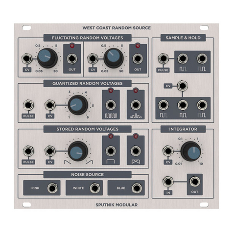 SPUTNIK MODULAR WEST COAST RANDOM SOURCE manual
