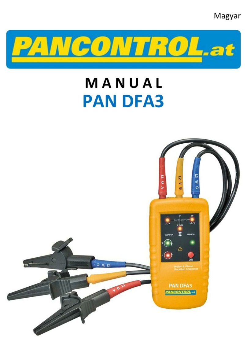 PANCONTROL PAN DFA3 manual