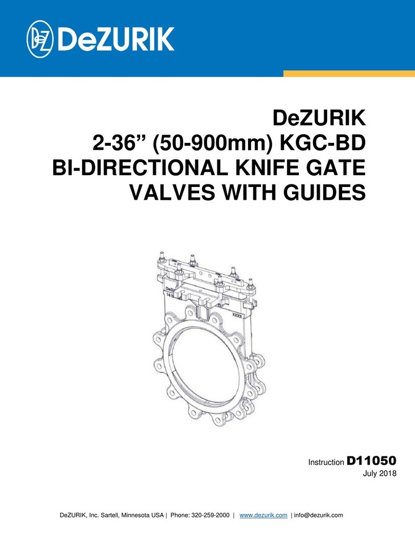DeZurik KGC-BD instructions