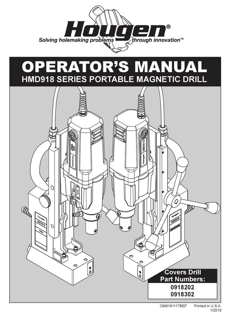 Hougen HMD918 Series User manual