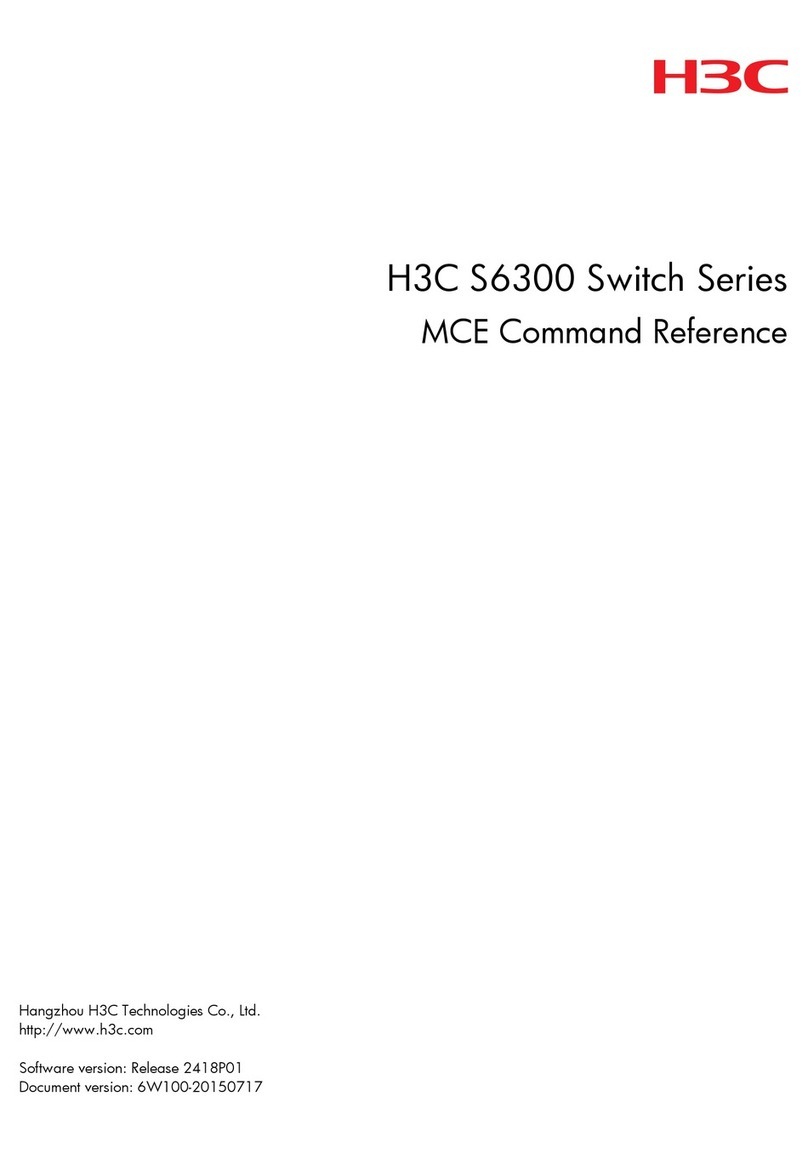 H3C S6300 Series MCE Command Reference H3C S6300 Series MCE Command Reference