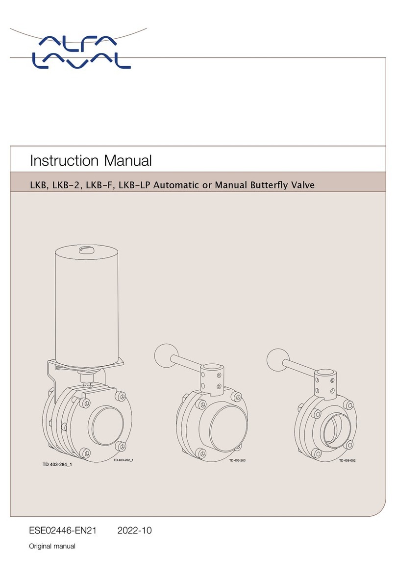 Alfalaval LKB User manual