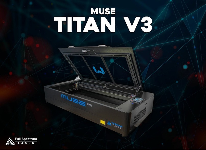 Full Spectrum Laser MUSE TITAN V3 User manual