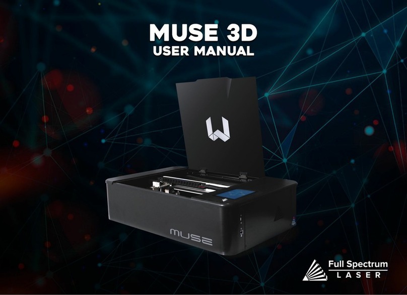 Full Spectrum Laser MUSE 3D User manual