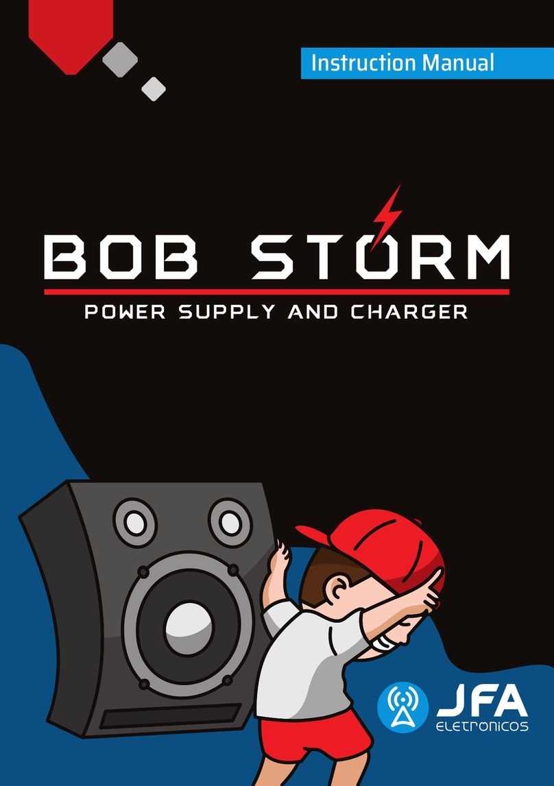 JFA Electronicos BOB STORM instruction manual