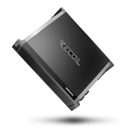 Recoil RED600.1 user manual