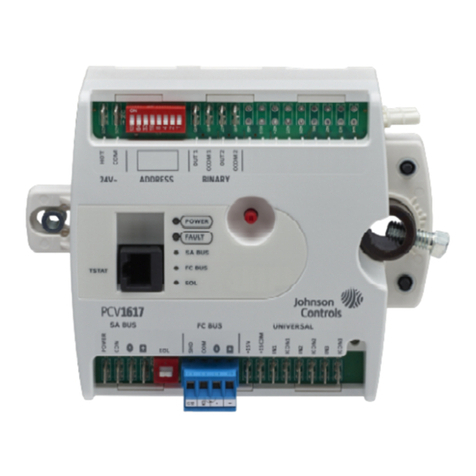 Johnson Controls FX-PCV1617 User manual