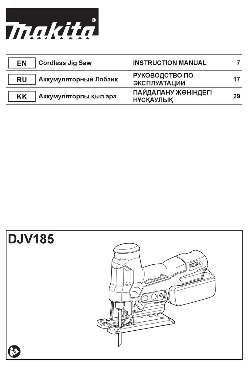 Makita DJV185 User manual Makita DJV185 User manual