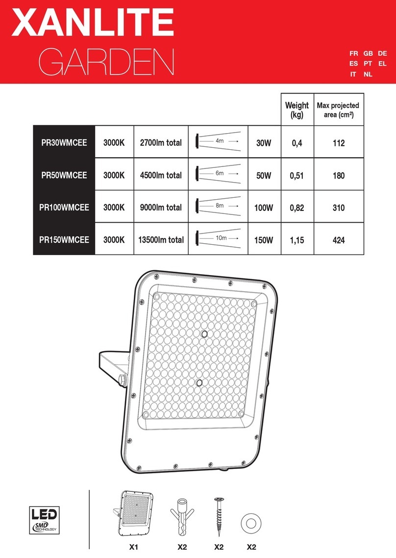 XanLite PR30WMCEE User manual