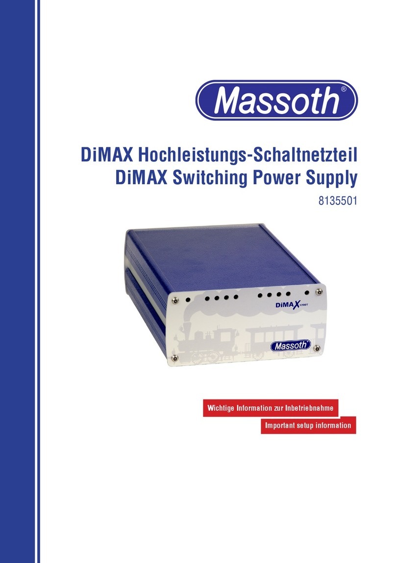 Massoth DiMAX Operation