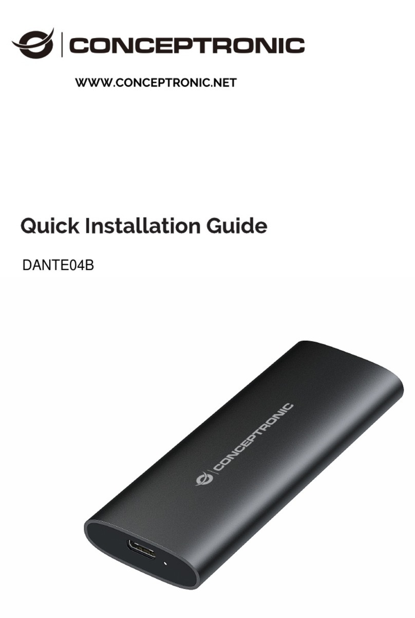 Conceptronic DANTE04B Quick installation guide Conceptronic DANTE04B Quick installation guide