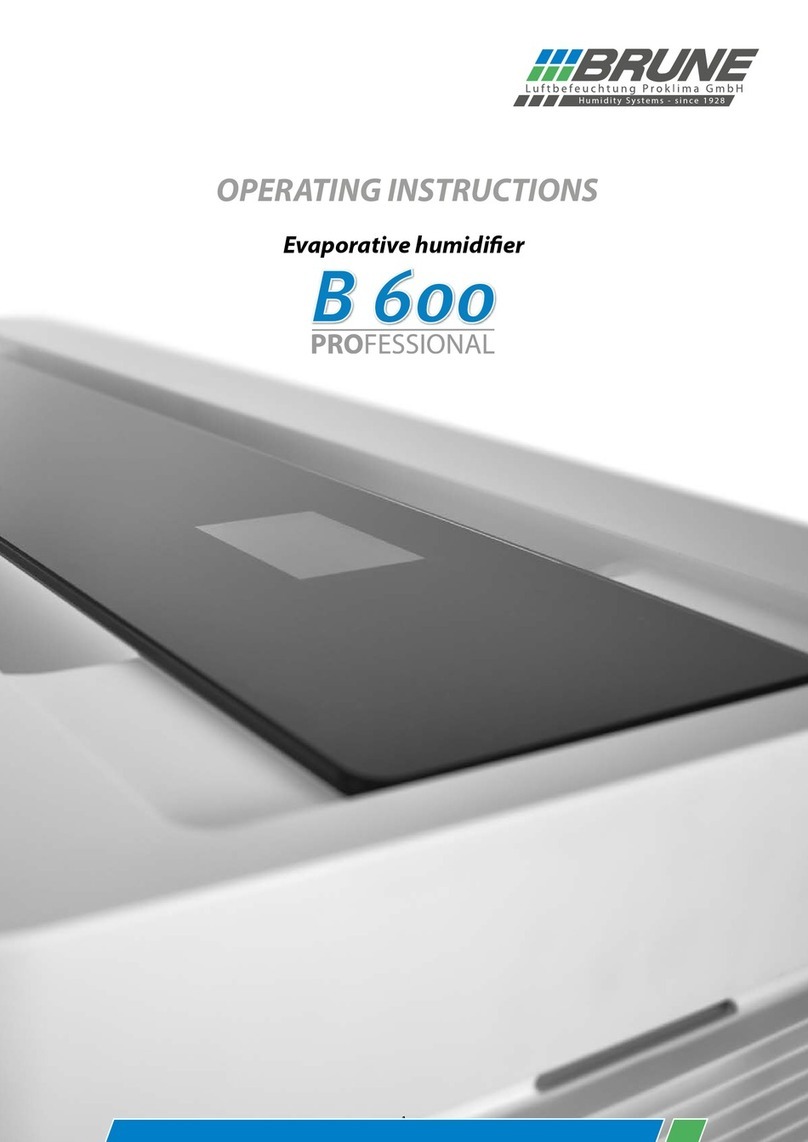 Brune B 600 User manual