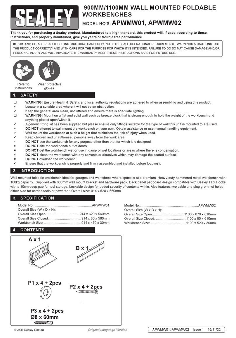Sealey APWMW01 User manual Sealey APWMW01 User manual