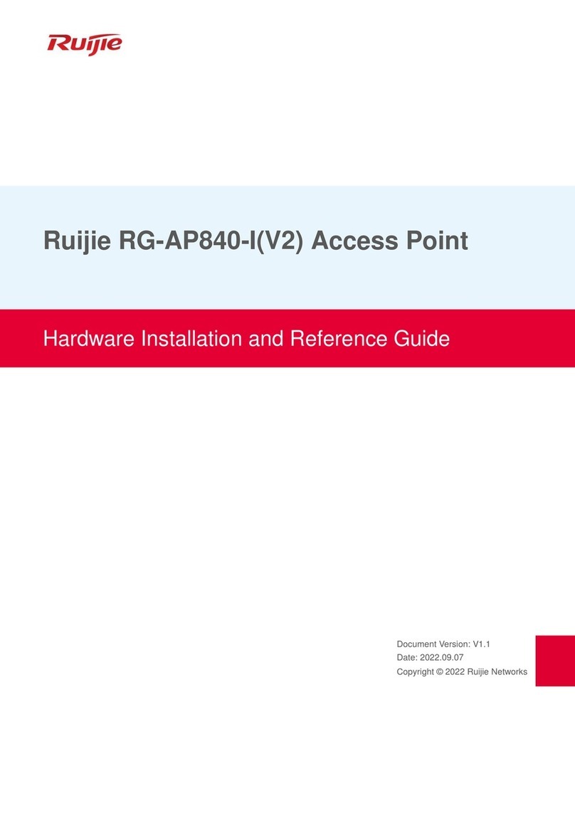 Ruijie RG-AP840-I (V2) Installation and operating manual