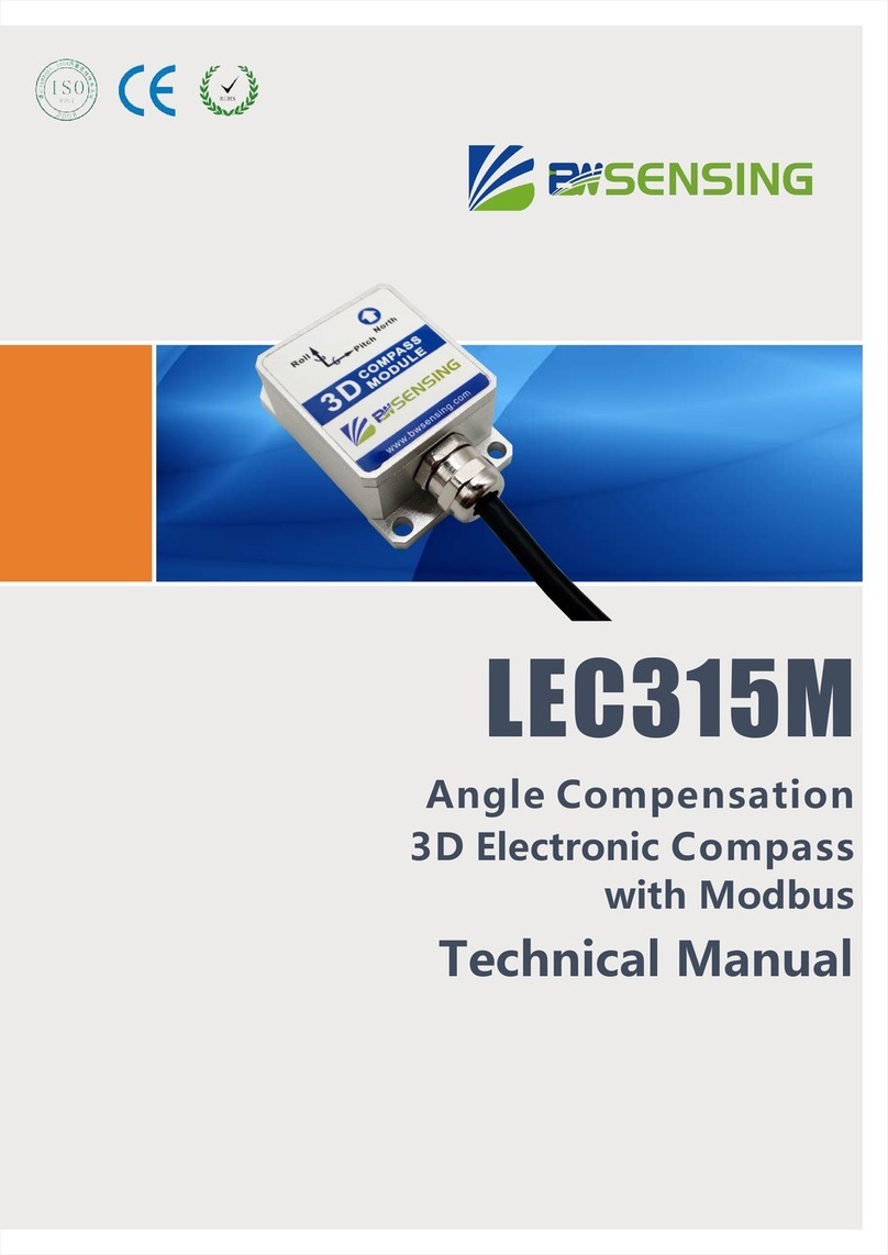 BW SENSING LEC315M Technical manual