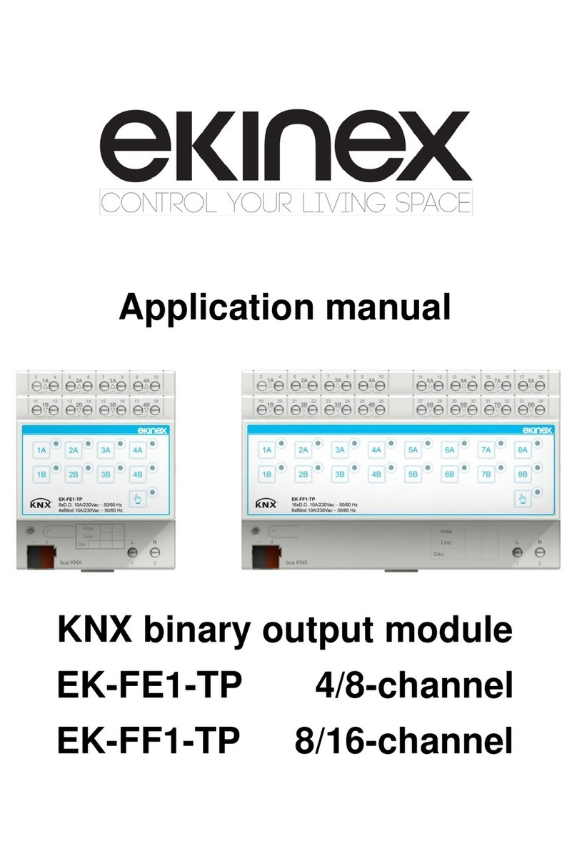 Ekinex EK-FE1-TP Applications manual