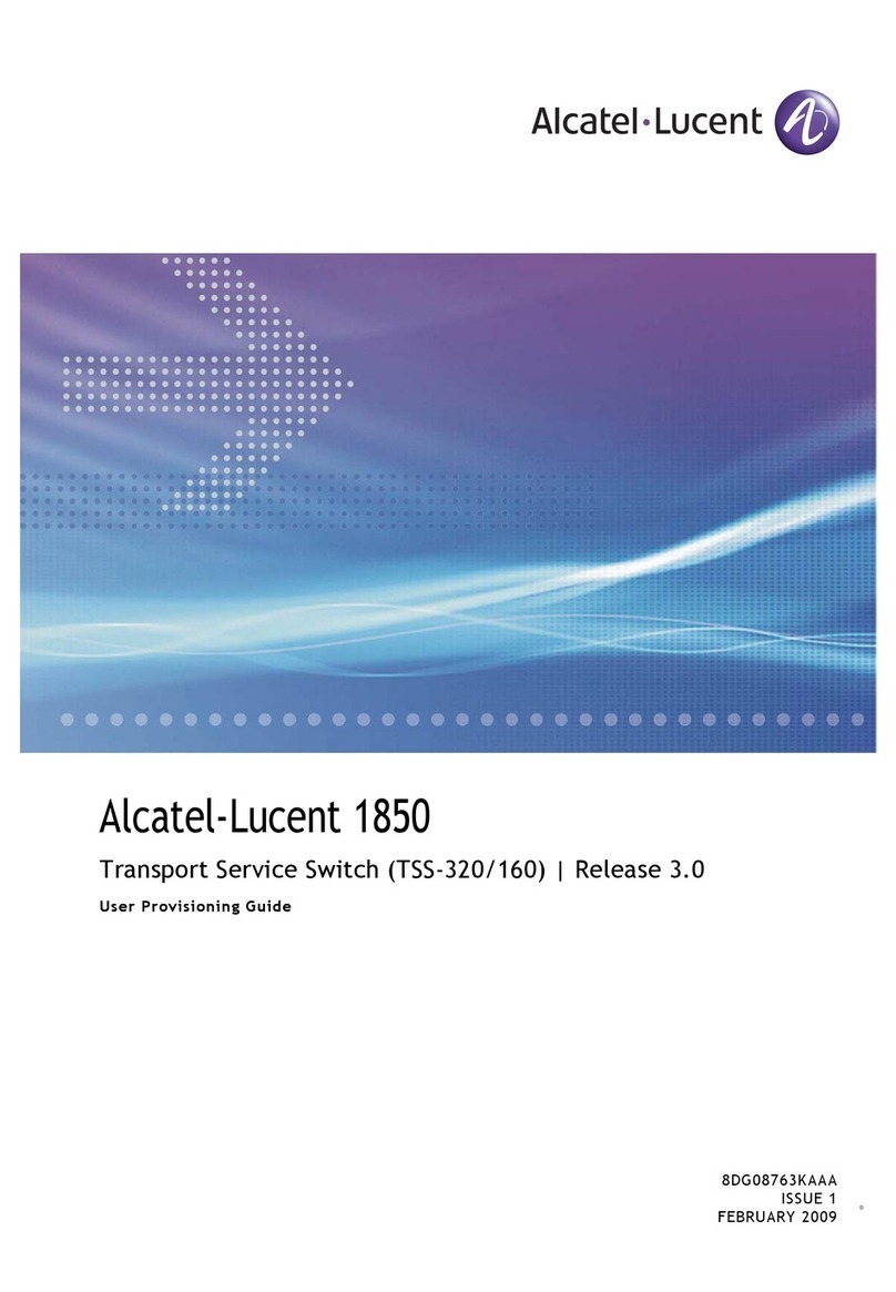 Alcatel-Lucent 1850 User manual