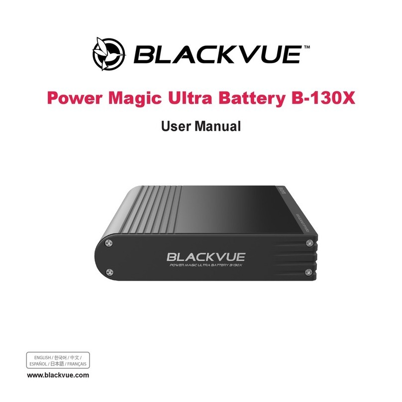 BlackVue Power Magic Ultra Battery B-130X user manual