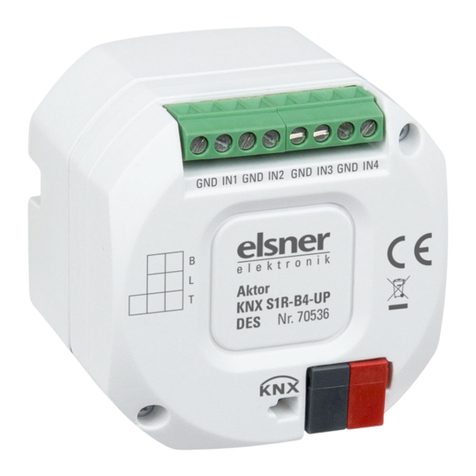 elsner elektronik KNX S1R-B4-UP DES User manual elsner elektronik KNX S1R-B4-UP DES User manual