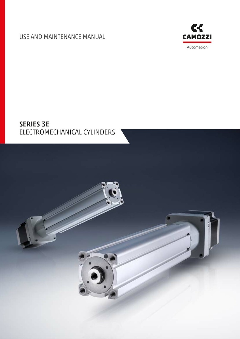 Camozzi 3E Series Use and maintenance manual