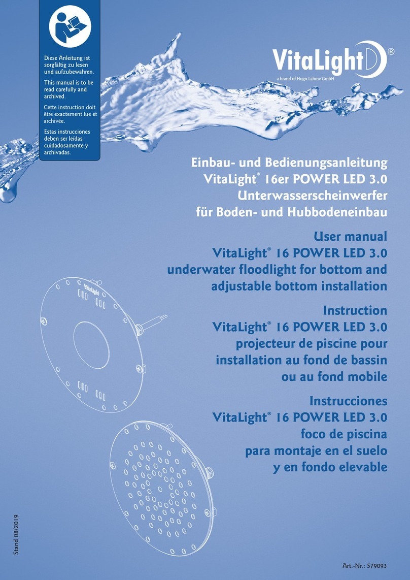 VitaLight 16 POWER LED 3.0 user manual